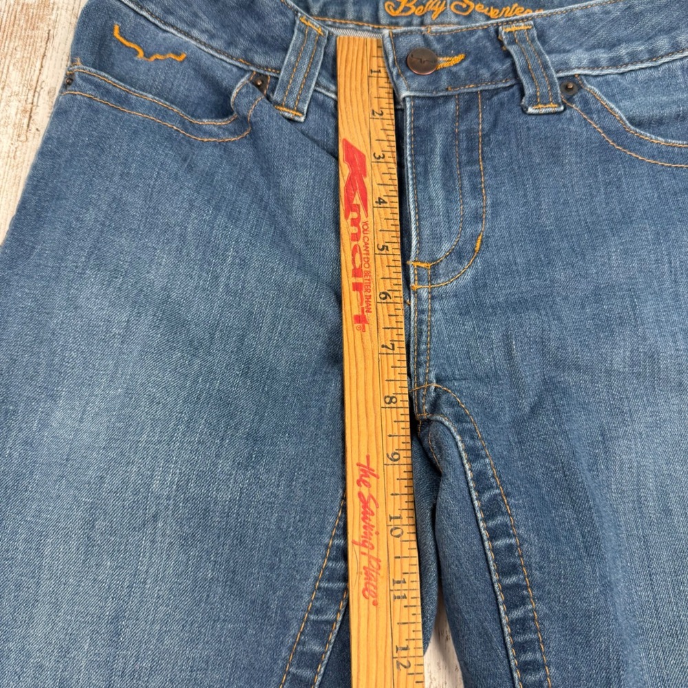 Kimes Ranch Betty Seventeen Jeans Womens 2/32 Dark Wash Straight Leg Western USA - Picture 5 of 7